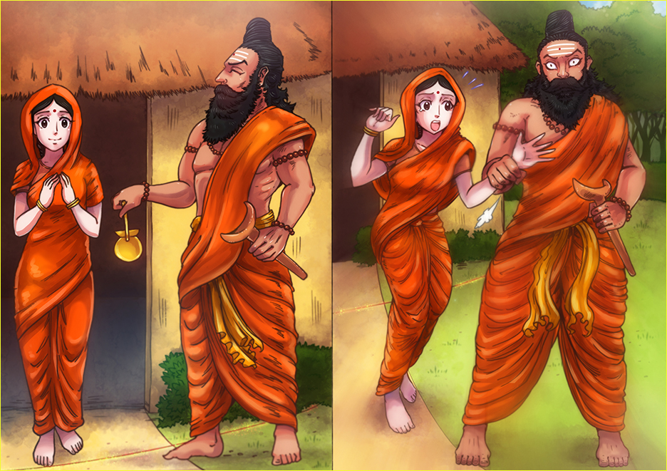 Ravan Abducts Sita - Ram - The Story - The Gods of India